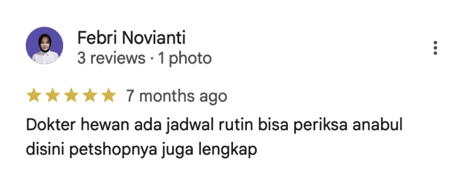 Google Review Screenshot